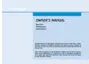 Preview: Owner's Manual