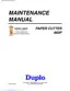 Preview: Maintenance Manual
