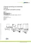 Preview: Original Operating And Assembly Manual