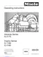 Preview: Operating Instructions