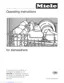Preview: Operating Instructions