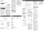 Preview: Operating Instructions