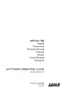 Preview: Software Operating Guide