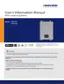 Preview: User's Information Manual