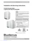 Preview: Installation And Servicing Instructions