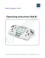 Preview: Operating Instructions