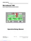 Preview: Operation/Setup Manual