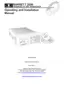 Preview: Operating And Installation Manual