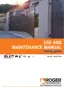 Preview: Use And Maintenance Manual
