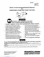 Preview: Installation And Maintenance Manual