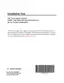 Preview: Installation Note