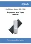 Preview: Assembly And User's Manual