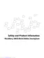 Preview: Safety And Product Information