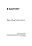 Preview: Operating Instructions
