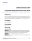 Preview: Replacement Instruction Sheet