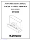 Preview: Parts And Service Manual