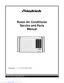 Preview: Service And Parts Manual