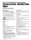 Preview: Installation Instruction Sheet