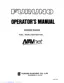 Preview: Operator's Manual