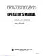 Preview: Operator's Manual
