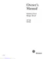 Preview: Owner's Manual