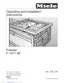 Preview: Operating And Installation Manual