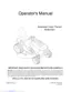 Preview: Operator's Manual