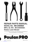Preview: Repair Parts Manual