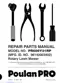 Preview: Repair Parts Manual