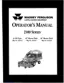 Preview: Operator's Manual