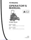 Preview: Operator's Manual