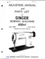 Preview: Adjusters Manual And Parts List