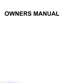 Preview: Owner's Manual