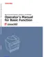 Preview: Operator's Manual