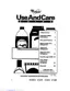 Preview: Use & Care Guide