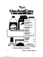 Preview: Use And Care Guide