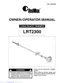 Preview: Owner's/Operator's Manual