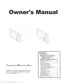 Preview: Owner's Manual