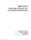 Preview: Owner's Manual