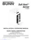 Preview: Installation And Operating Manual