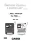 Preview: Service Manual And Parts List
