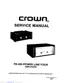 Preview: Service Manual