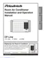 Preview: Installation And Operation Manual