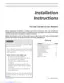Preview: Installation Instructions