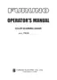 Preview: Operator's Manual
