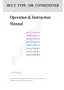 Preview: Operation & Instruction Manual