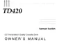 Preview: Owner's Manual