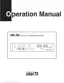 Preview: Operation Manual