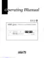 Preview: Operating Manual
