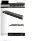 Preview: Installation And Operation Manual